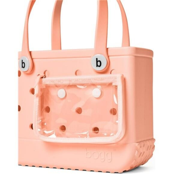 Small beach tote bag waterproof EVA pool bag washable lightweight open top carry - Picture 5 of 7